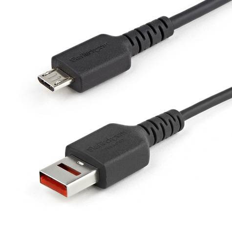 STARTECH 1m Data Blocker Kabel - USB-A naar Micro-USB Secure Charging Kabel
