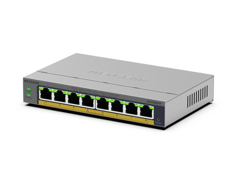 Netgear 8PT GB PLUS SWCH W/ POE+ (GS108EPP)