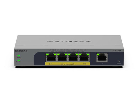 Netgear 5PT GB PLUS SWCH W/ POE+ (GS105EP)