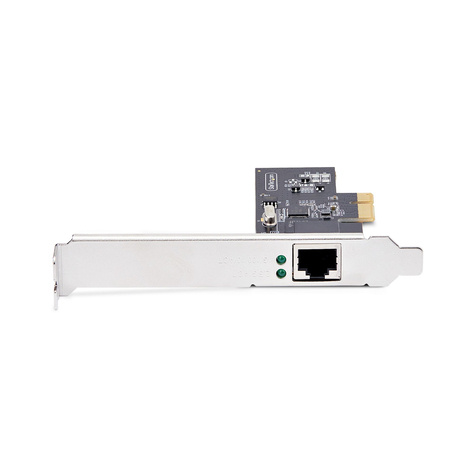 STARTECH StarTech.com 1-Port 2.5G NBASE-T PCIe Network Card, Computer Network Interface Card, Intel I225-V, Single-Port Ethernet, Multi-Gigabit NIC (PR12GI-NETWORK-CARD) - Netwerkadapter - PCIe 2.0 laag profiel - 10/100/1000/2500Base-T x 1 - zwart