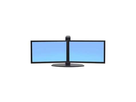 Ergotron Neo Flex Dual Monitor Lift Stand - Black - 2 Monitors - max 24.5