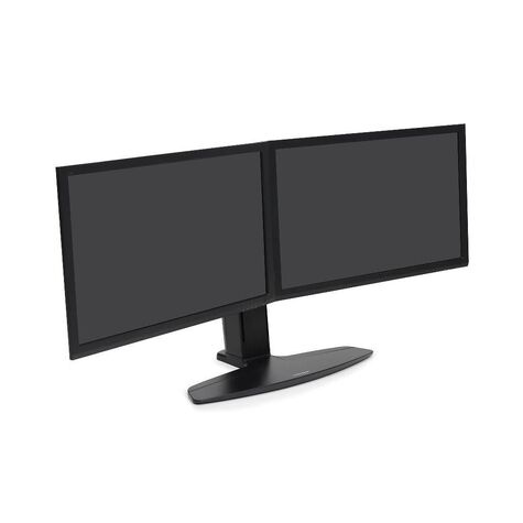 Ergotron Neo Flex Dual Monitor Lift Stand - Black - 2 Monitors - max 24.5