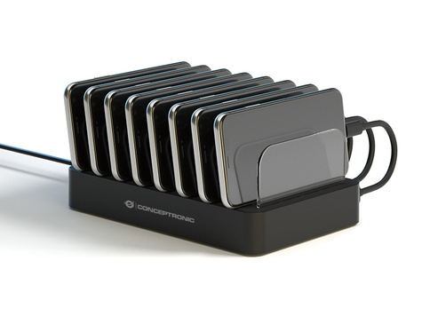 CONCEPTRONIC 8-Port 75W USB PD Charging Station