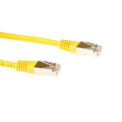 ACT Gele 1 meter SSTP LSZH Cat6 patchkabel