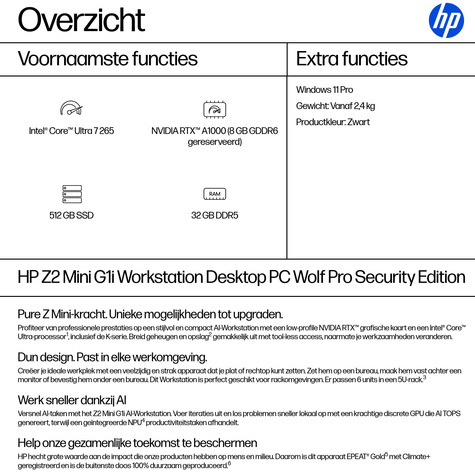 HP Z2 Mini G1i IDS Ultra7 QWERTY