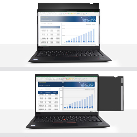STARTECH 14in Lap14in Laptop Privacy Screen, Anti-Glare Privacy Filter for Widescreen (16:9) Displays