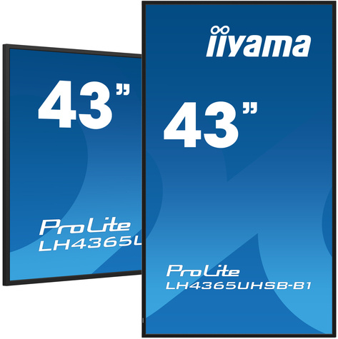 Iiyama ProLite LH4365UHSB-B1 43" lcd-scherm - 4K