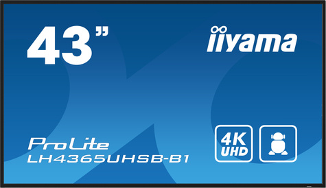 Iiyama ProLite LH4365UHSB-B1 43" lcd-scherm - 4K