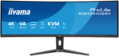 Iiyama ProLite XCB4594DQSN-B1 - LED-monitor - gebogen - 45" - HDR