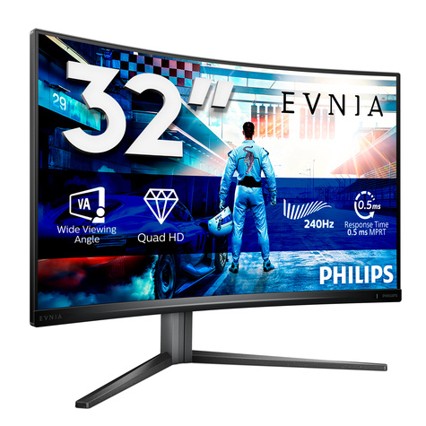 Philips Evnia 5000 32M2C5500W - LED monitor - curved - QHD - 32" - HDR