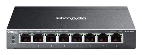 TP-Link Omada 8-Port Gigabit Easy Managed Switch  with 8-Port PoE+
