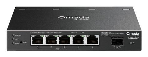 TP-Link Omada Access 6-Port Gigabit Switch with 4-Port PoE+