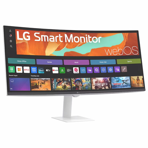 LG Curved LCD-Display Smart 34U601SA-W - 86.4 cm (34") - 3440 x 1440 UWQHD