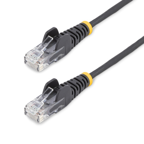 STARTECH Cable - Black Slim CAT6 Patch Cord 1.5m