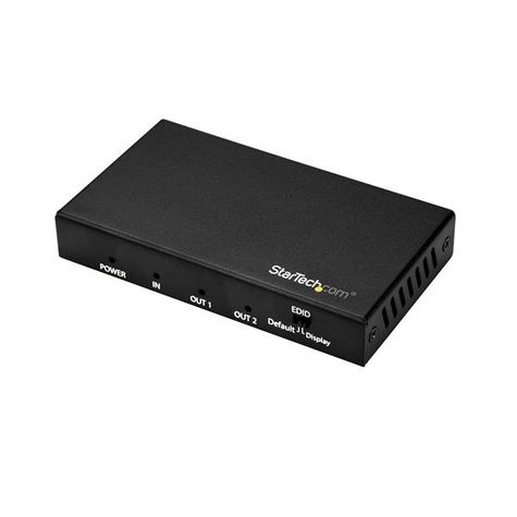STARTECH HDMI splitter - 2 poorts - 4K 60Hz - 1x in 2x uit HDMI splitter - Video/audiosplitser - 2 x HDMI - desktop - voor P/N: ST121HD20FXA