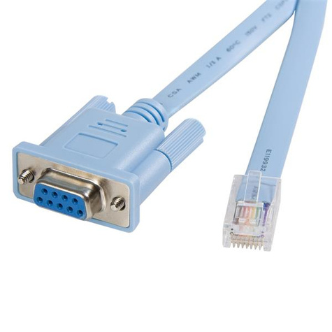 STARTECH 1,8 m RJ45 naar DB9 Cisco consolebeheerrouterkabel - M/F - Seriële kabel - RJ-45 (M) naar DB-9 (V)