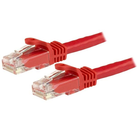 STARTECH Cat6 patchkabel met snagless RJ45 connectors - Verbindingskabel - RJ-45 (M) naar RJ-45 (M) - 5 m - UTP - CAT 6 - zonder haken - rood