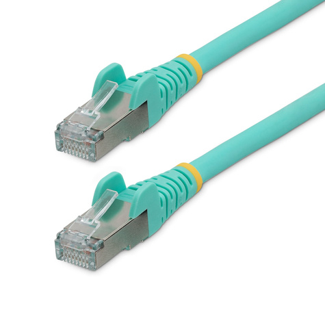 STARTECH 2m LSZH CAT6a Ethernet Cable - Aqua