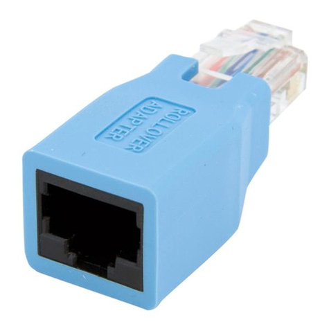 STARTECH Cisco Console Rollover Adapter voor RJ45 Ethernet Kabel M/F - Netwerkadapterkabel - RJ-45 (M) naar RJ-45 (V) - blauw