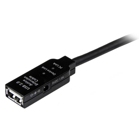 STARTECH 15 m USB 2.0 actieve verlengkabel - M/F - USB-verlengkabel - USB (V) naar USB (M) - USB 2.0 - 15 m