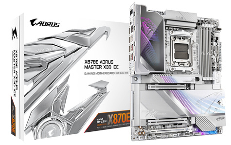 Gigabyte X870E AORUS MASTER X3D ICE (X870,AM5,ATX,DDR5)