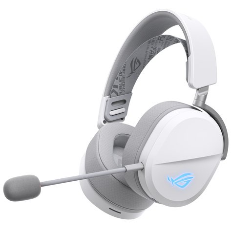 Asus ROG Pelta Headset Bedraad en draadloos Hoofdband Gamen USB Type-C Bluetooth Wit
