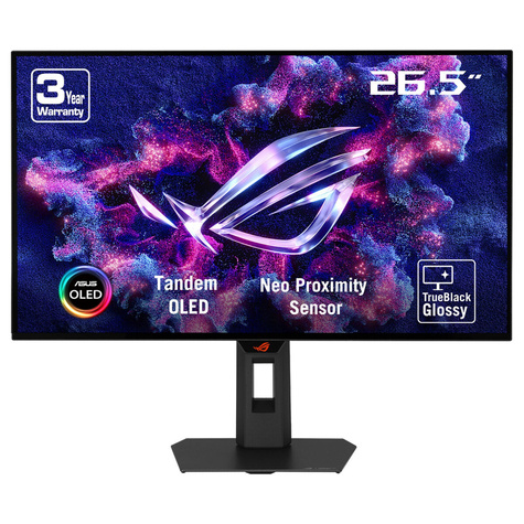 Asus ROG Strix XG27AQWMG computer monitor 67,3 cm (26.5") 2560 x 1440 Pixels Quad HD OLED Zwart