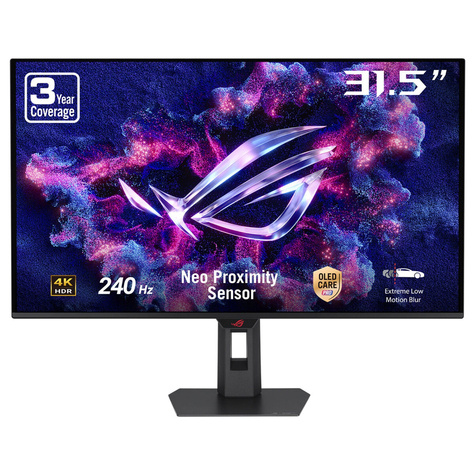 Asus ROG Strix OLED XG32UQDMS computer monitor 80 cm (31.5") 3840 x 2160 Pixels 4K Ultra HD LCD Zwart