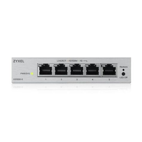 ZyXel GS1200-5V3 5-Port Gigabit web / smart managed Switch