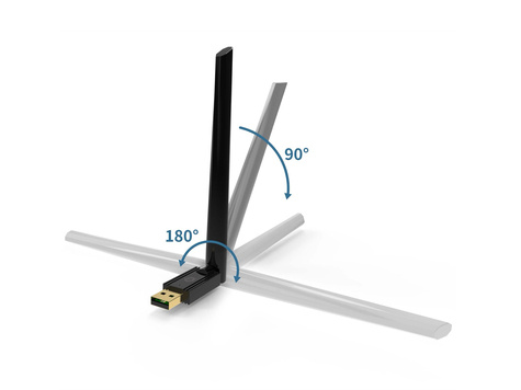 CONCEPTRONIC Long Range Bluetooth 5.3 USB Adapter - External Antenna
