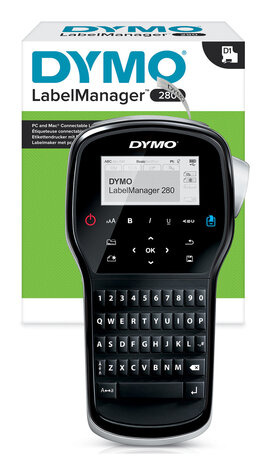 DYMO LabelManager 280 6/9/12 mm D1-Bänder Qwerty UK/HK