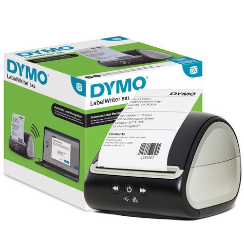 DYMO LabelWriter 5XL – Professionele labelprinter voor brede verzendlabels