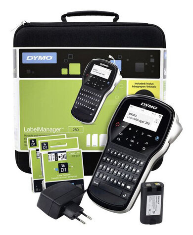DYMO LabelManager 280  im praktischen Koffer(SoftCase)Qwerty