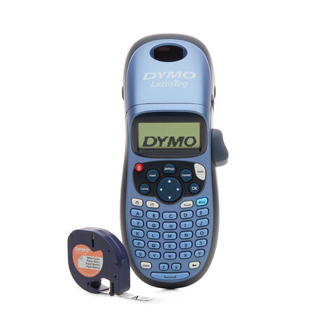 DYMO LetraTag LT-100H blau  Handgerät      ABC-Tastatur
