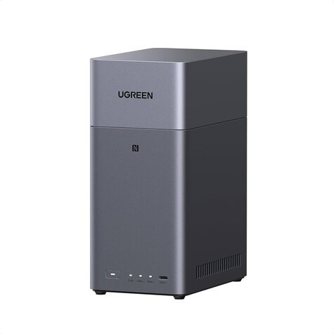 Ugreen *** BUNDEL *** DH2300 2Bay 8TB NAS met 2x 4TB WD RED