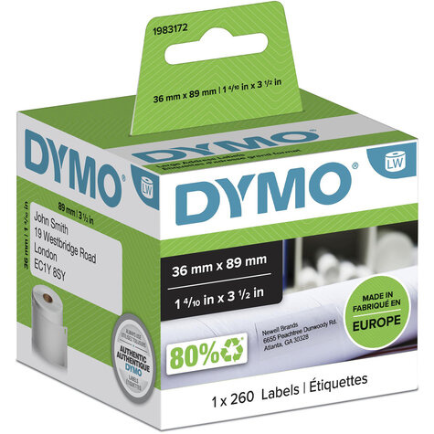 DYMO LW-Adressetiketten 36x 89mm 260St/Rolle