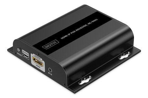 DIGITUS HDMI IP PoE ontvanger, 4K/60Hz (tweedekans)