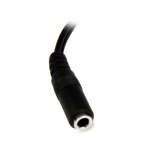 STARTECH 15 cm stereo/audiokabel - 3,5 mm vrouwelijk naar 2x RCA mannelijk - Audiokabel