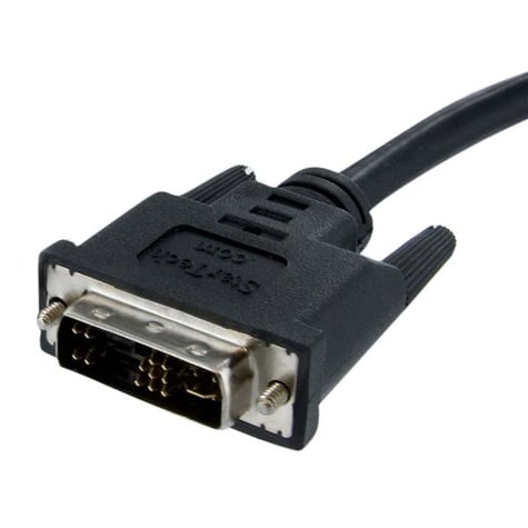 STARTECH DVI-naar-VGA-beeldschermkabel M/M - DVI-naar-VGA (15-pins) 2 m - Videokabel - HD-15 (VGA) (M) naar DVI-A (M) - 2 m - gevormd, duimschroeven - zwart