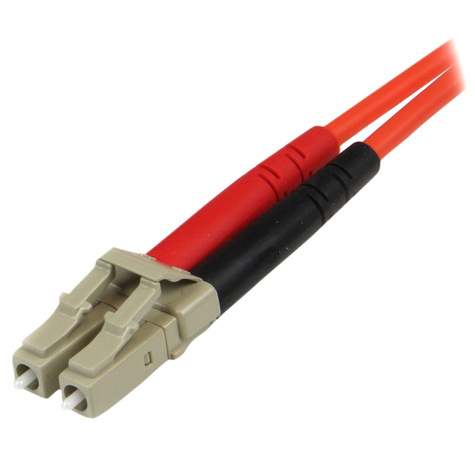 STARTECH 1m Fiber Optic Cable - Multimode Duplex 50/125 - LSZH - LC/ST - OM2 - LC to ST Fiber Patch Cable - Verbindingskabel