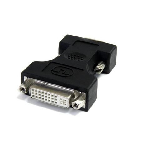 STARTECH DVI naar VGA Verloopkabel - Zwart - F/M - VGA-adapter - DVI-I (V) naar HD-15 (VGA) (M) - zwart - voor P/N: BNDDKT30CAHV, USB31GEVG, USB3SMDOCKHV