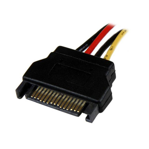 STARTECH 30 cm SATA-naar-LP4-voedingskabeladapter - F/M - Netspanningsadapter - 4-PIN interne voeding (V) naar SATA-voeding (M)