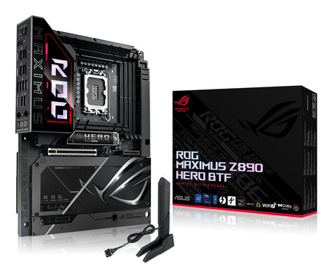 Asus ROG MAXIMUS Z890 HERO BTF Intel Z890 LGA 1851 (Socket V1) ATX