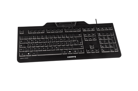 Cherry KC 1000 SC - Keyboard - Corded - QWERTY - Black