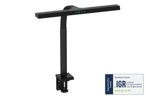 DIGITUS DIGITUS LED-bureaulamp, 50 cm 1025 lm, 7 W, zwart