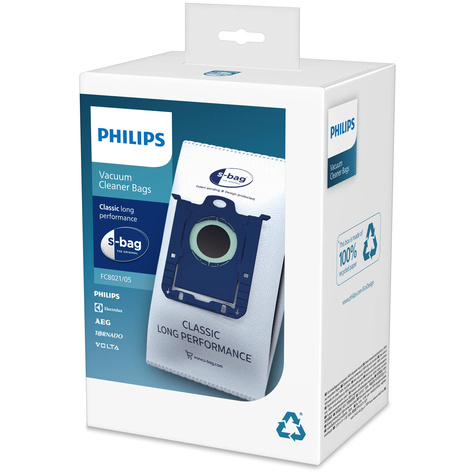Philips Vacuum cleaner bag s-bag Classic Long Performance (16-pack) WEU ILIA