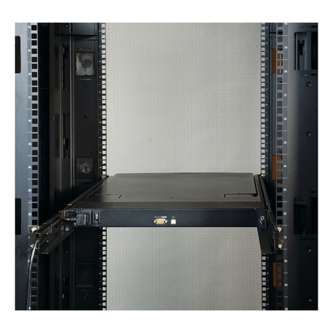 APC KVM console rackmontagekit - zwart - 1U - TAA Compliant