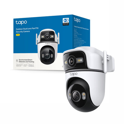 TP-Link Outdoor Dual Lens Pan/Tilt Security Cam.