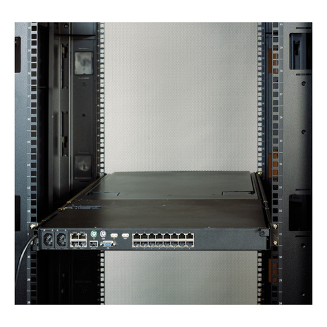 APC KVM console rackmontagekit - zwart - 1U - TAA Compliant