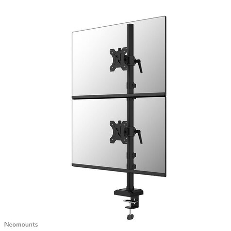 Neomounts DS60-600BL2V Monitorarm voor twee schermen 10-32